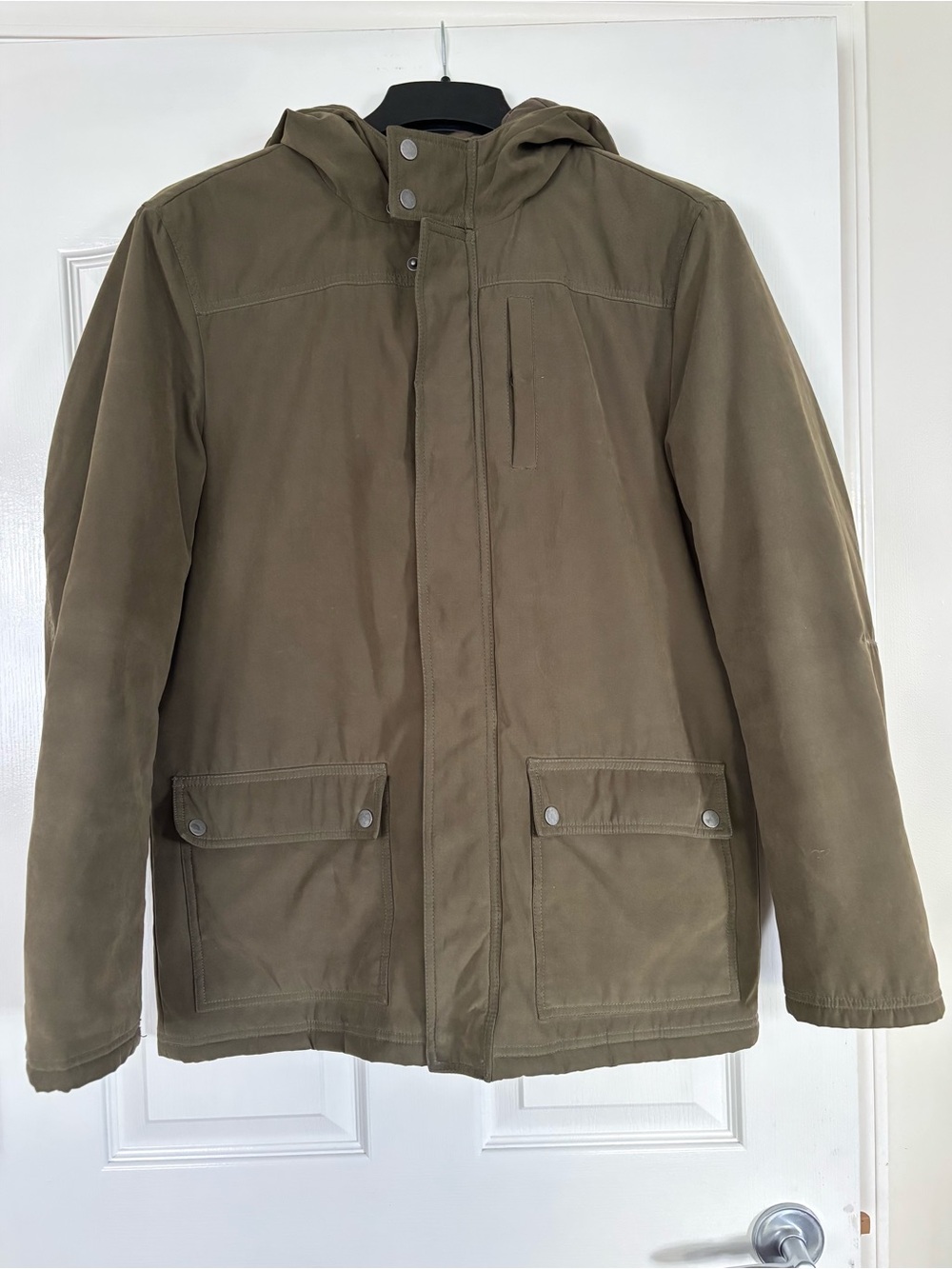 Only & Sons Men’s Hooded Jacket, Olive Green , L